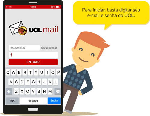 Seu e-mail está melhor e muito mais fácil de usar! - UOL Mail